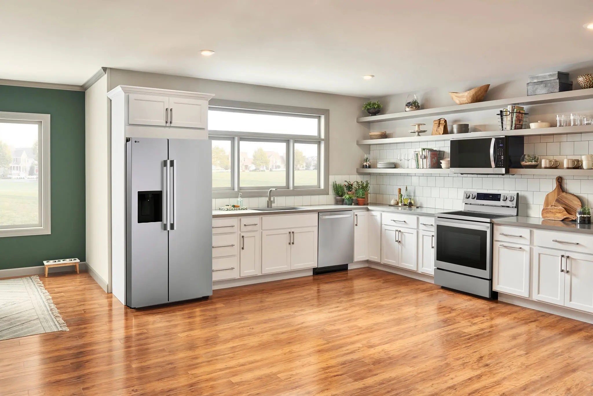 LS27T3230S LG 26.6 Cu Ft Side-By-Side Refrigerator - Stainless Steel-2