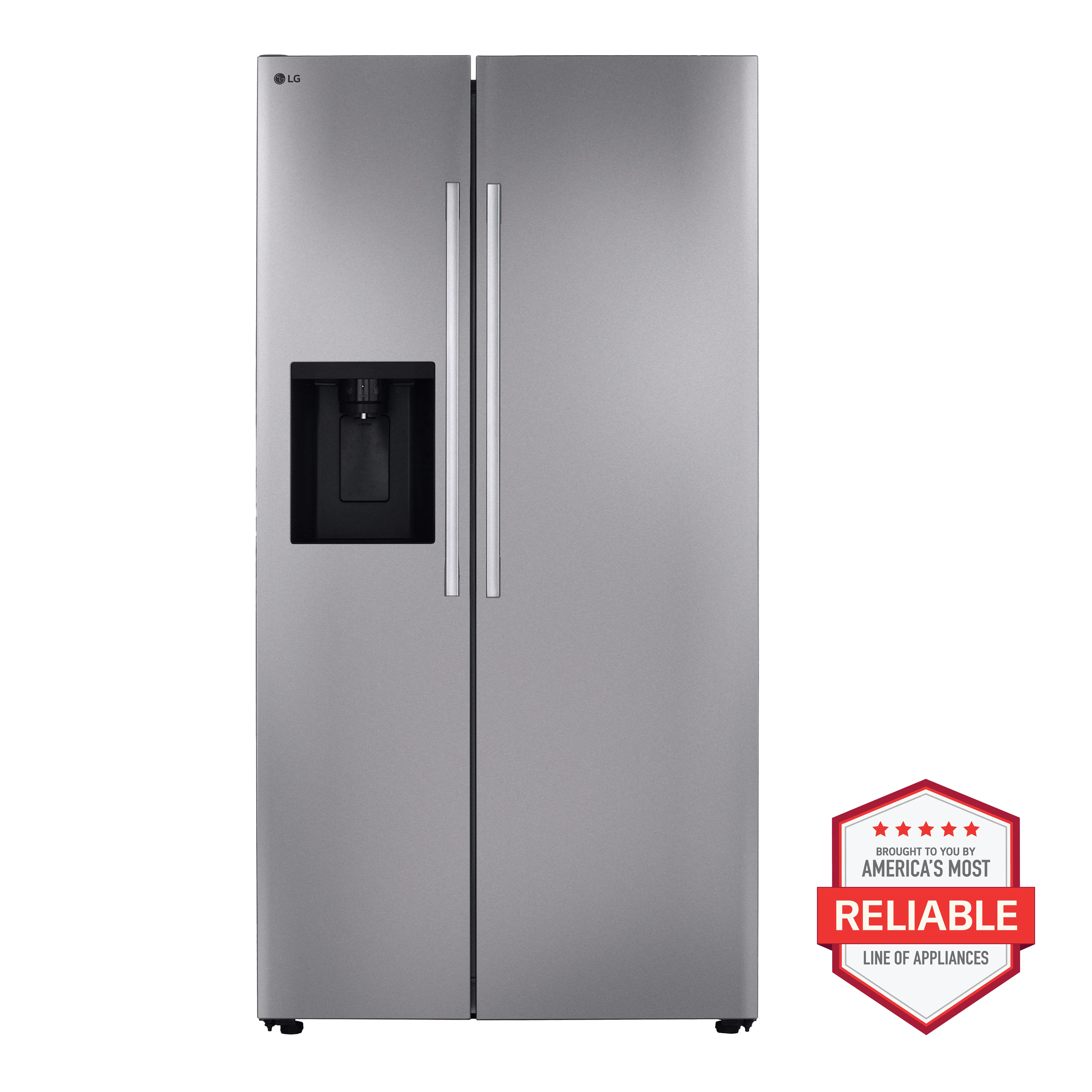 LS27T3230S LG 26.6 Cu Ft Side-By-Side Refrigerator - Stainless Steel-2