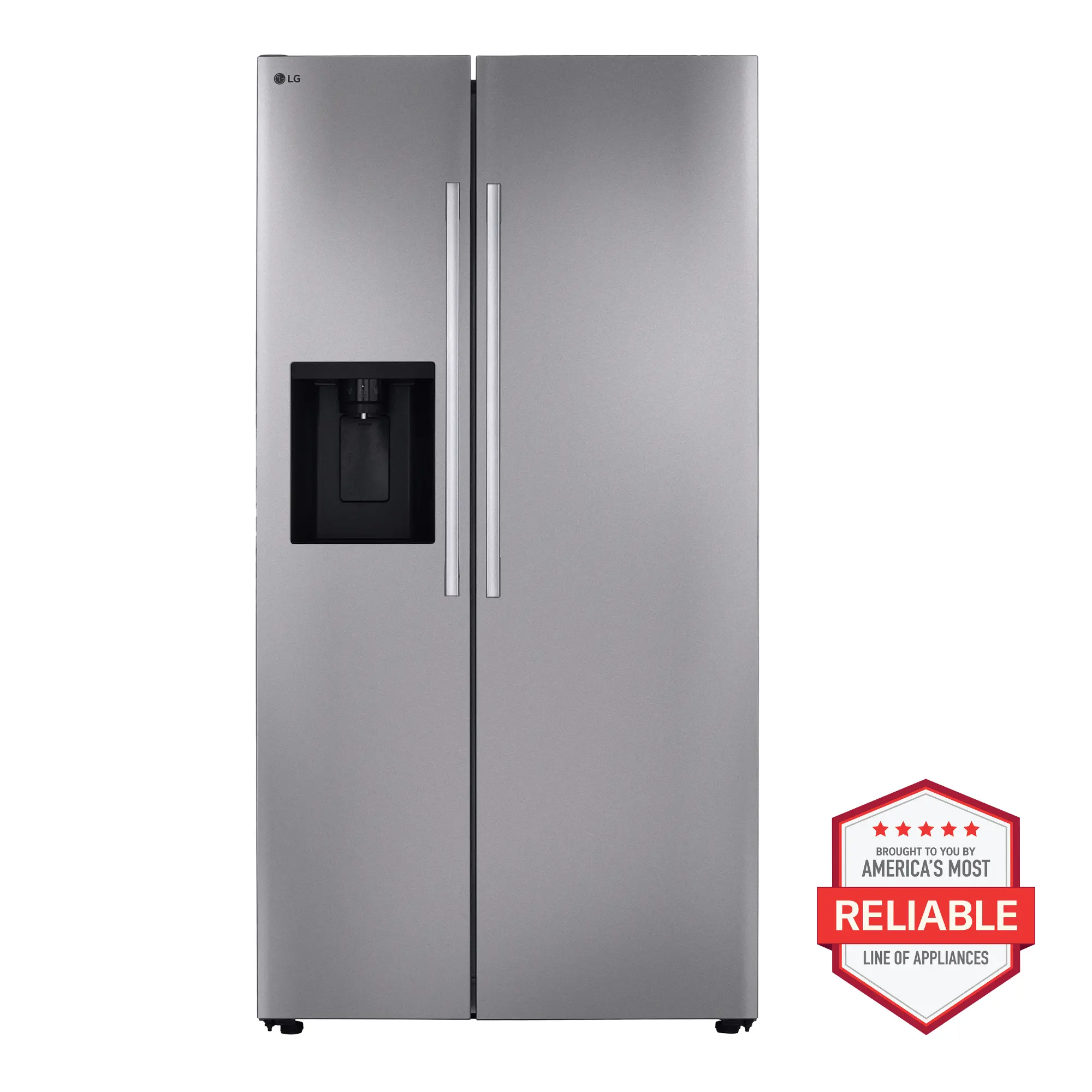 LG 26.6 Cu Ft Side-By-Side Refrigerator - Stainless Steel | RC Willey