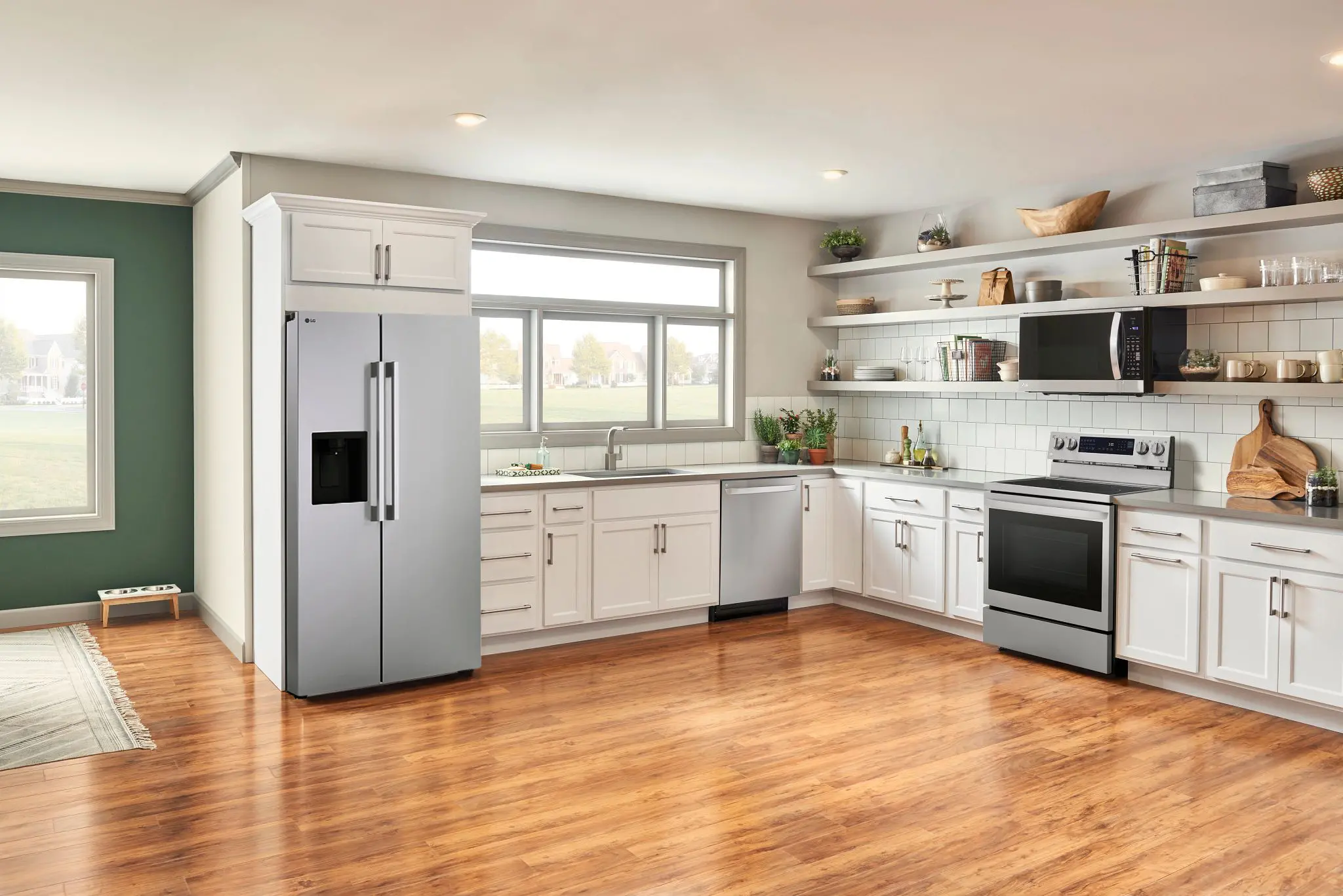 LS27T3230S LG 26.6 Cu Ft Side-By-Side Refrigerator - Stainless Steel-3