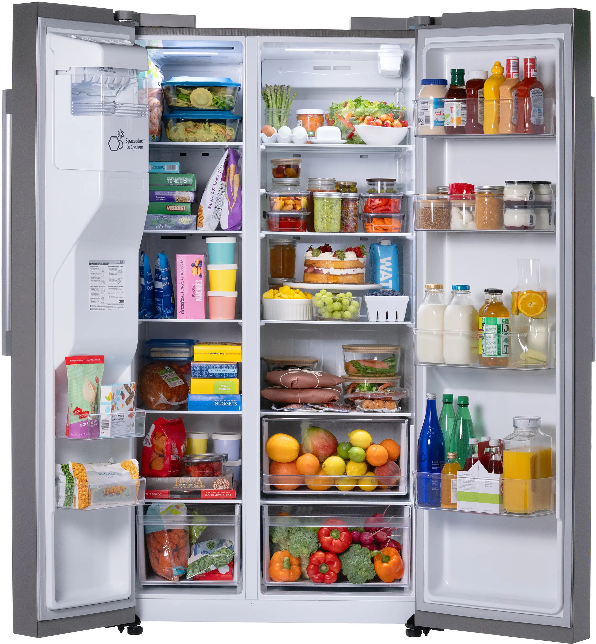 LS27T3230S LG 26.6 Cu Ft Side-By-Side Refrigerator - Stainless Steel-6
