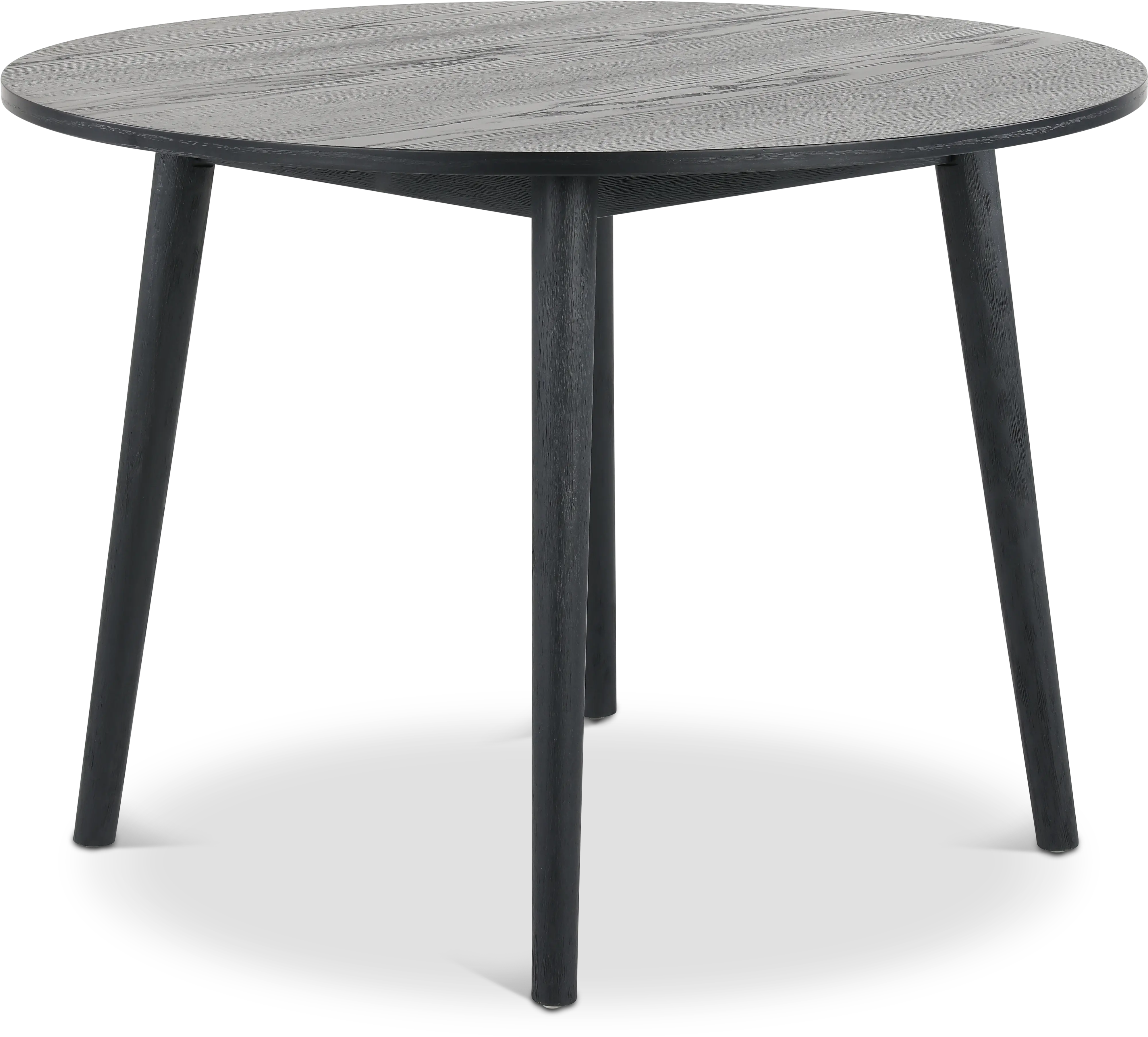Willa Black Round Dining Table-4