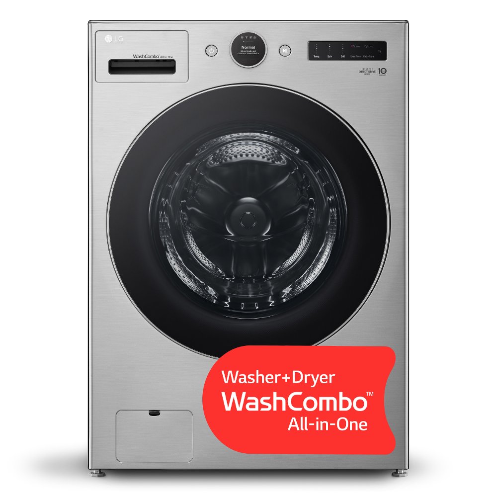 LG 5.0 Cu Ft WashCombo™ All-in-One Washer-Dryer Combo - Graphite Steel