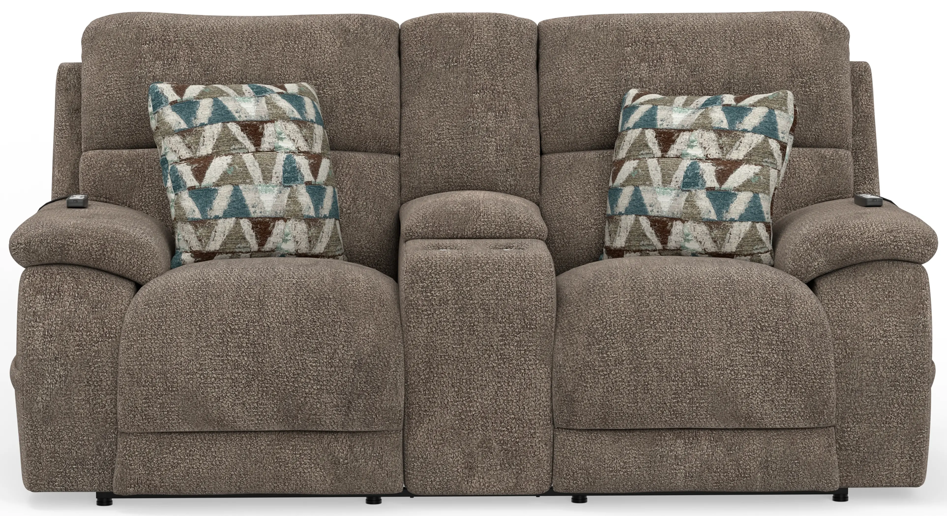 762829-7/1963-19 Joya Mushroom Tan Power Reclining Loveseat with Heat and Massage-1