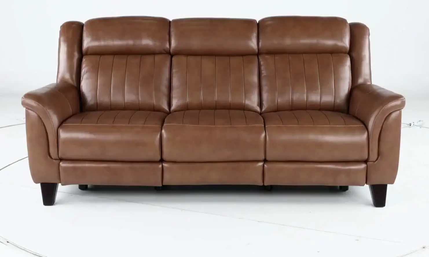 Kimball Caramel Power Reclining Sofa-10