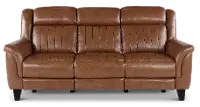 Kimball Caramel Power Reclining Sofa