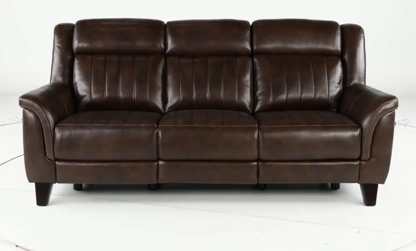 Kimball Chocolate Power Reclining Sofa-10