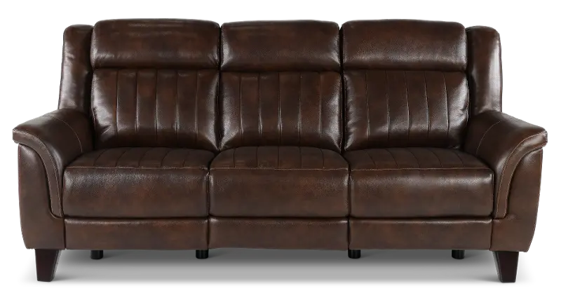 Kimball Chocolate Power Reclining Sofa