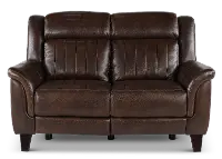 Kimball Chocolate Power Reclining Loveseat