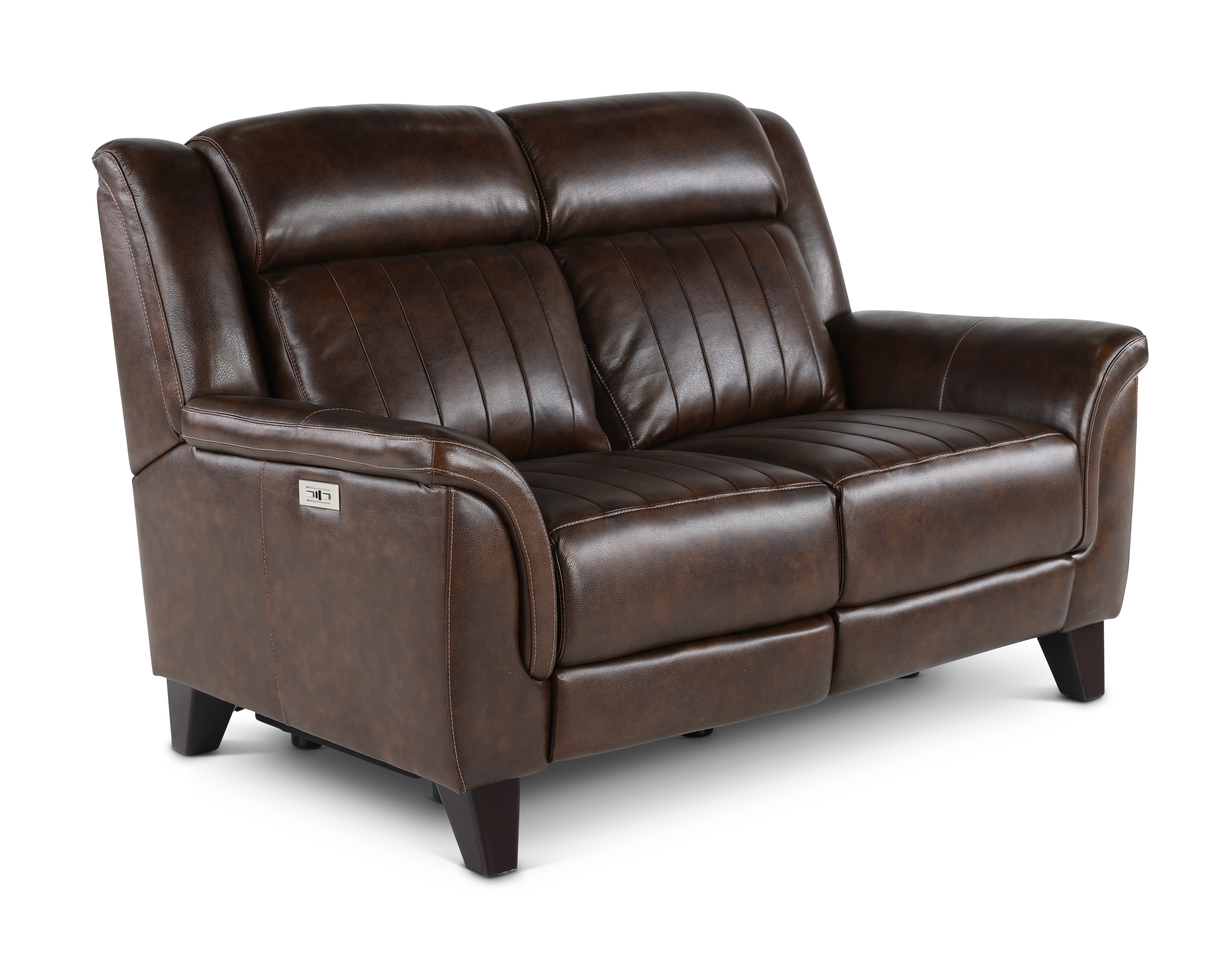 Kimball Chocolate Power Reclining Loveseat-4
