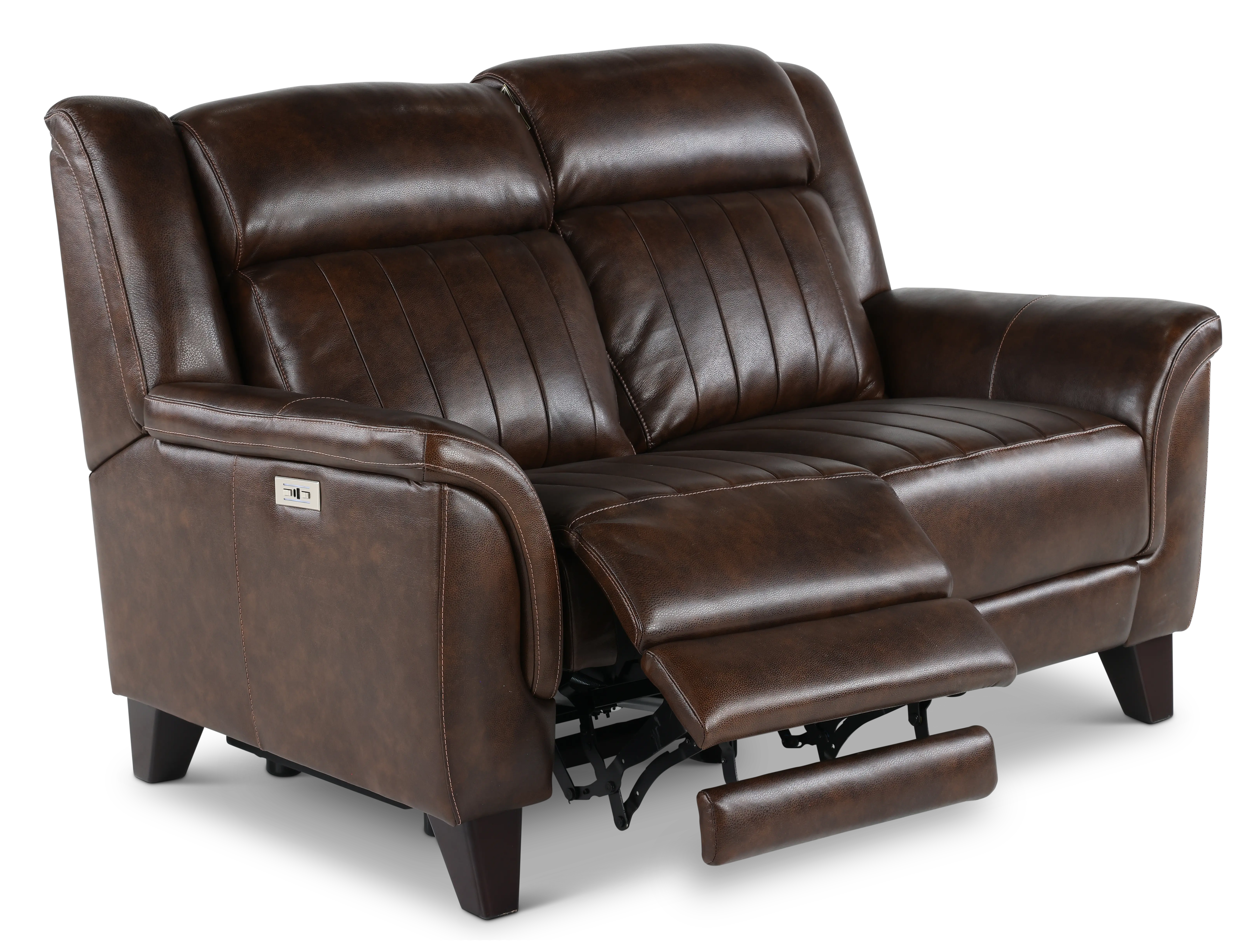 Kimball Chocolate Power Reclining Loveseat-5