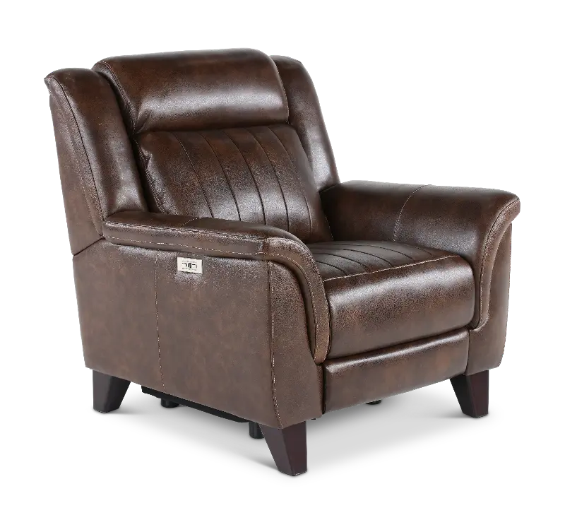 Kimball Chocolate Power Recliner