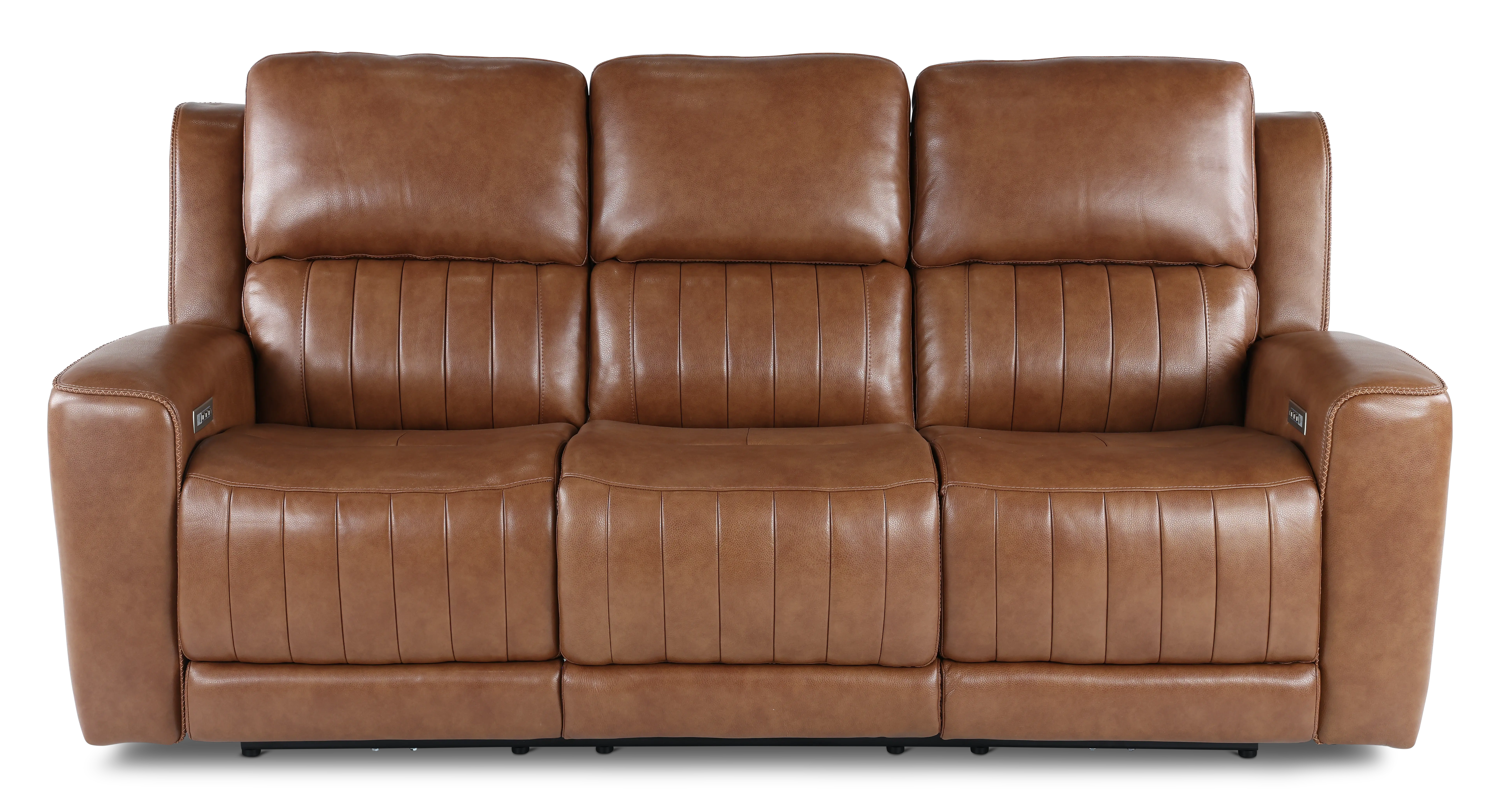 Pierce Caramel Brown Power Reclining Sofa-1