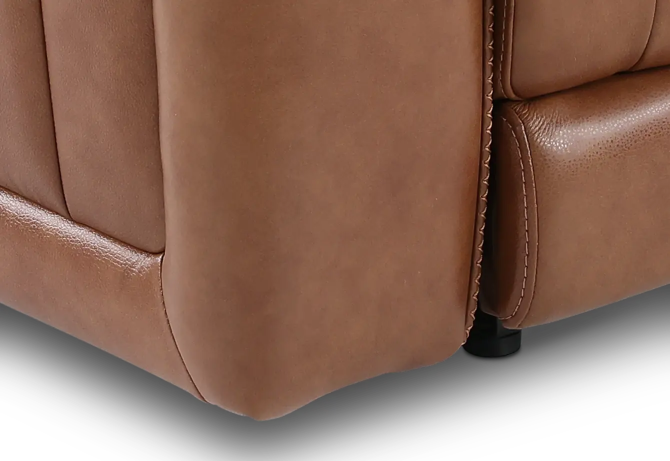 Pierce Caramel Brown Power Reclining Sofa-8