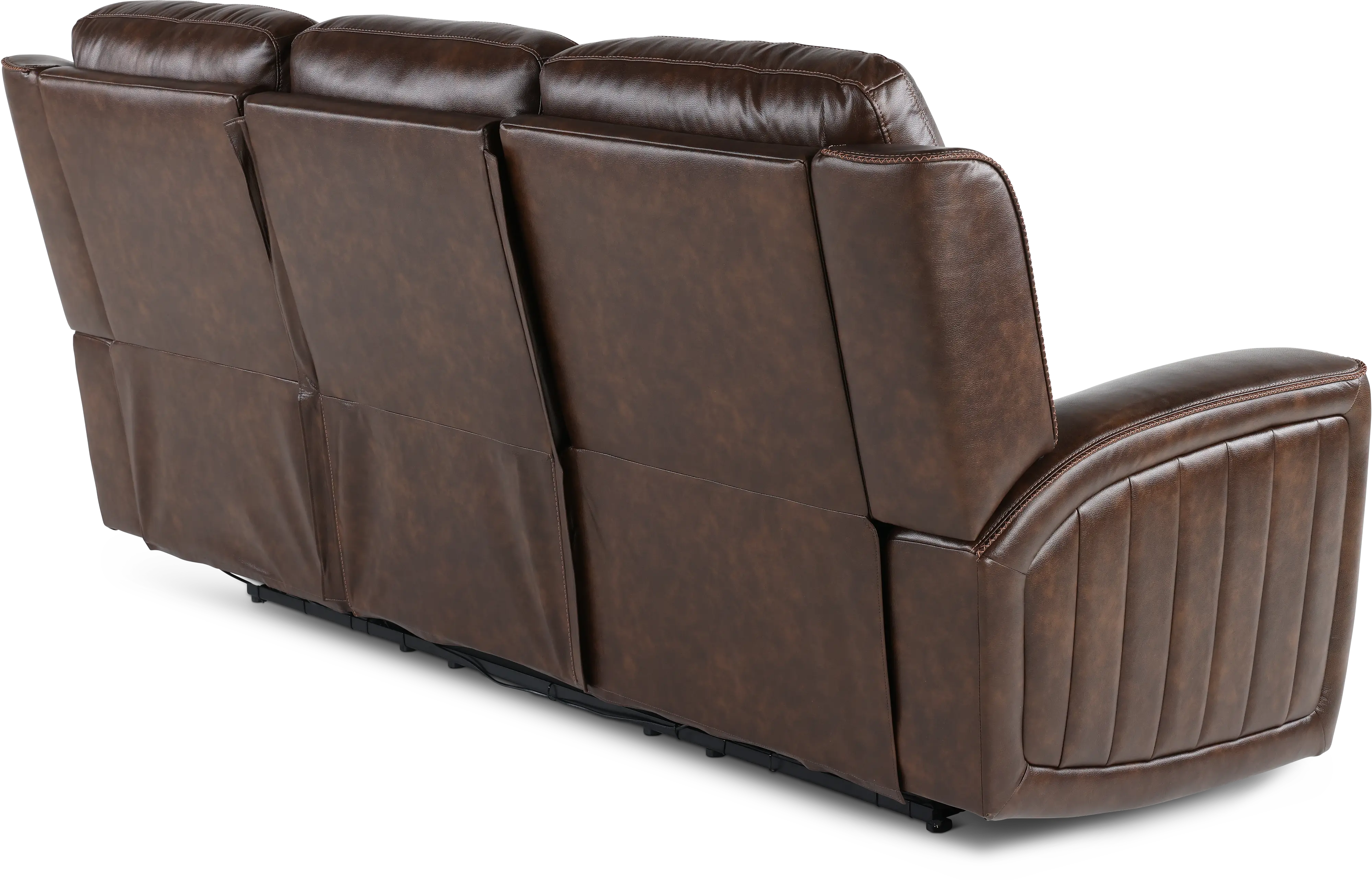 Pierce Chocolate Dark Brown Power Reclining Sofa-7