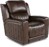 Pierce Chocolate Dark Brown Power Recliner
