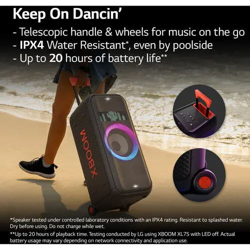 XL7S.DUSALLK LG XL7 XBOOM Wireless Portable Party Tower Speaker-12