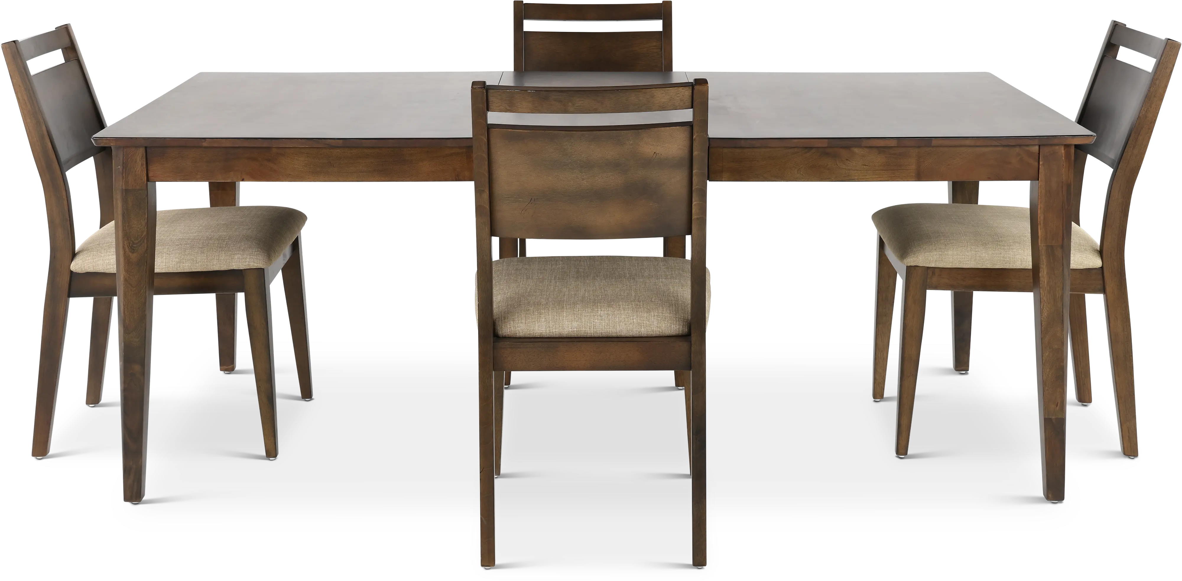 Zoey Brown 5 Piece Dining Room Set-3