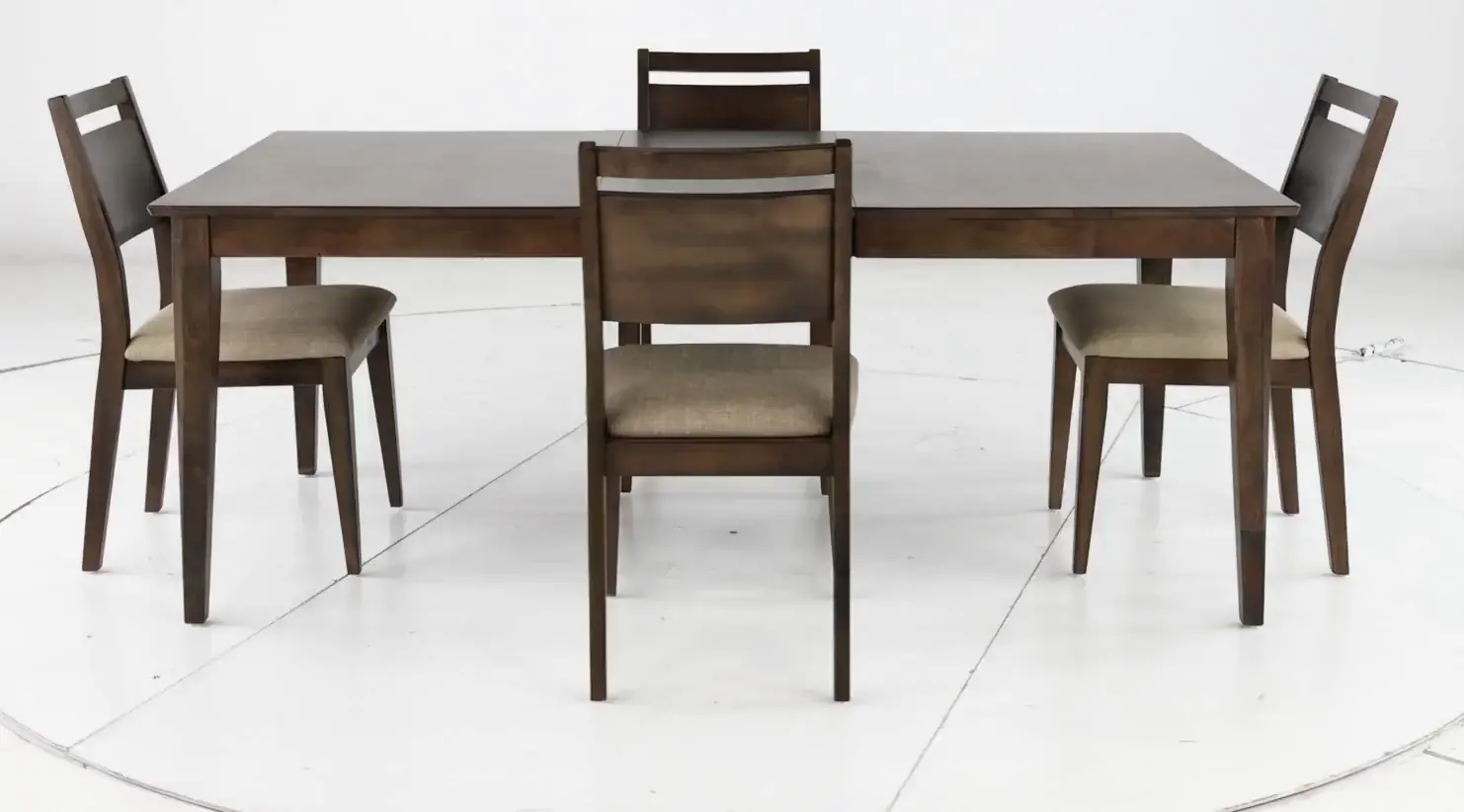 Zoey Brown 5 Piece Dining Room Set-4