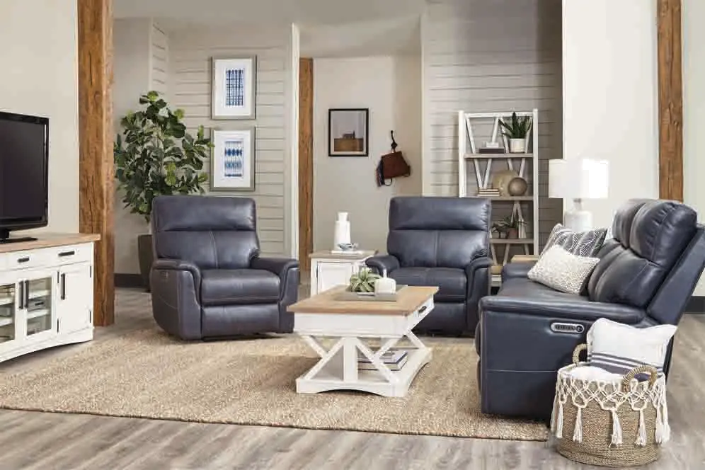 Reed Indigo Power Recliner with Lumbar Support-3