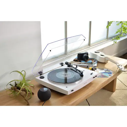 AT-LP3XBT-WH Audio-Technica Consumer AT-LP3XBT Fully Automatic Two-Speed Turntable with Bluetooth - White-2