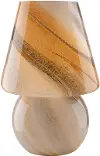 LFK-002 16  Brown Glass Table Lamp