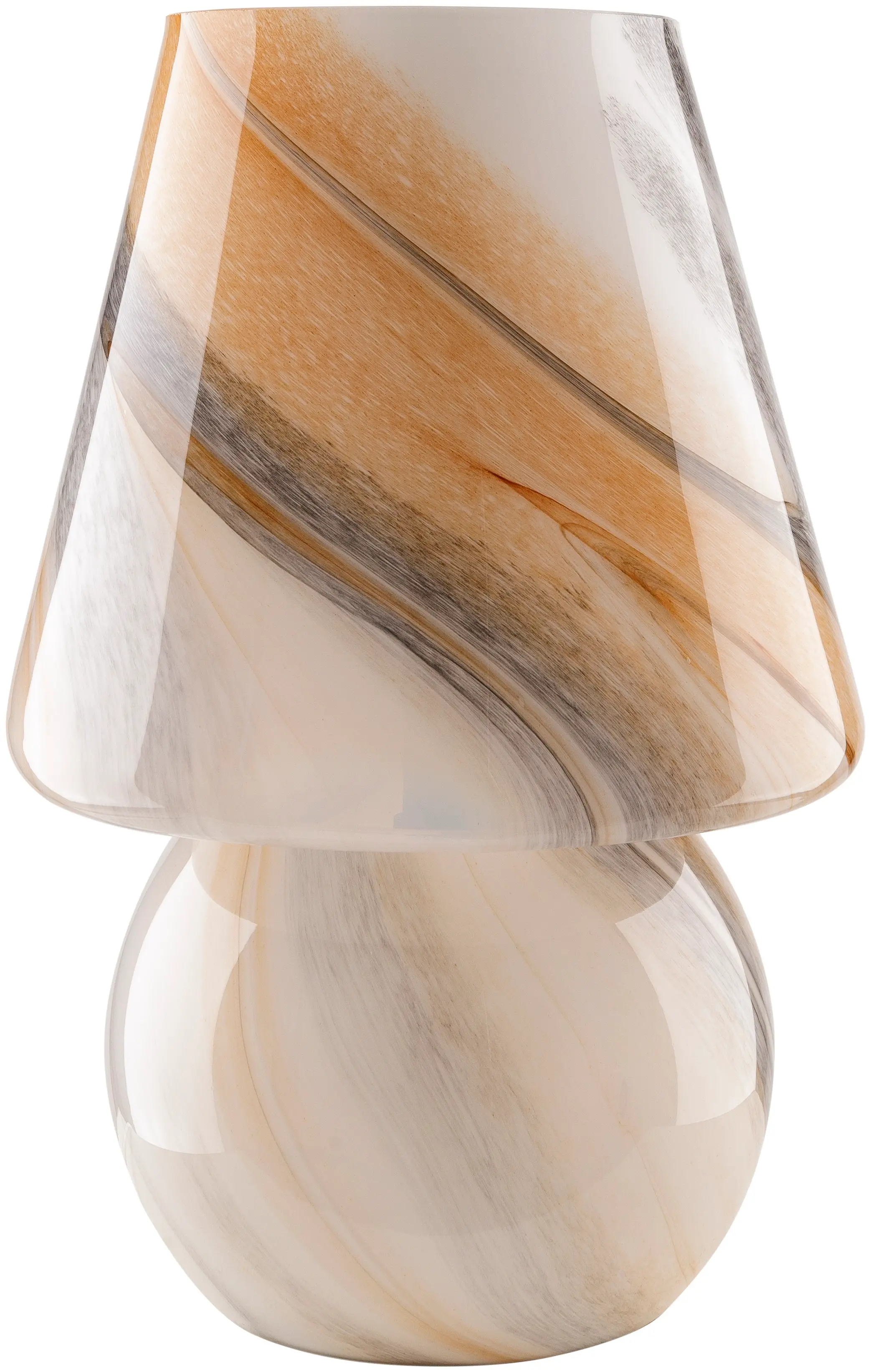 LFK-002 16  Brown Glass Table Lamp-3