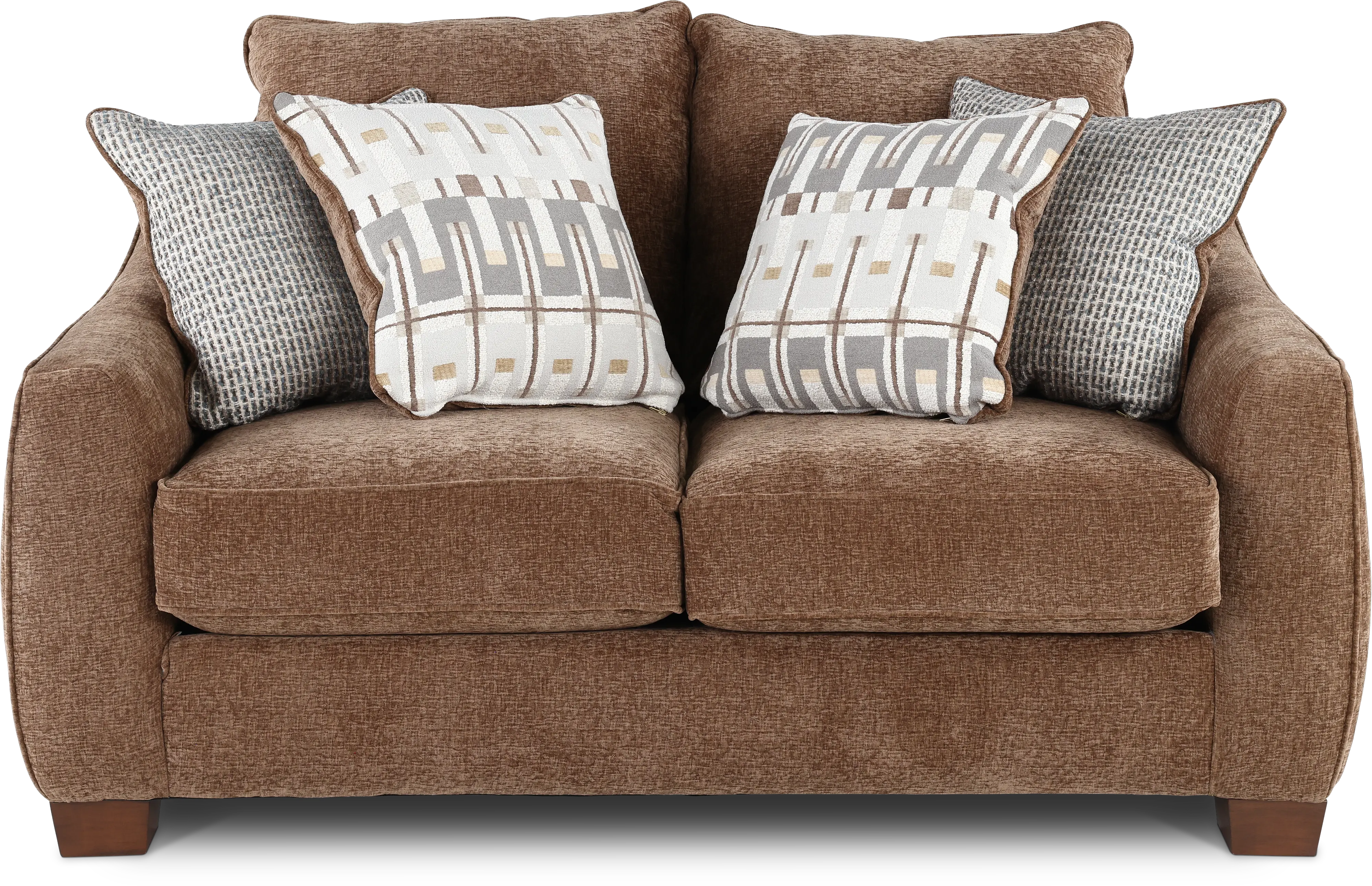 Pandora Brown Loveseat-1