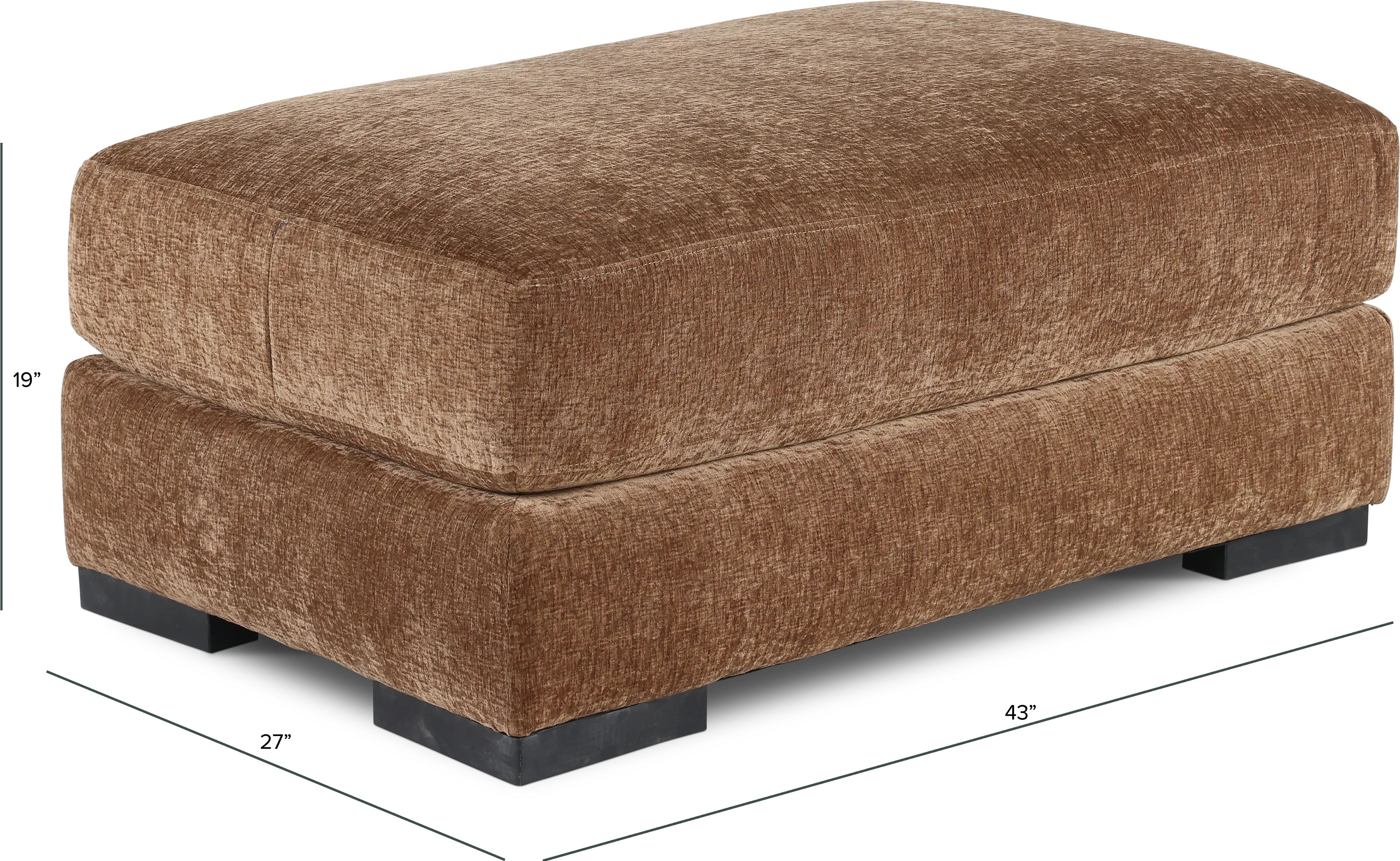 Pandora Brown Ottoman-3