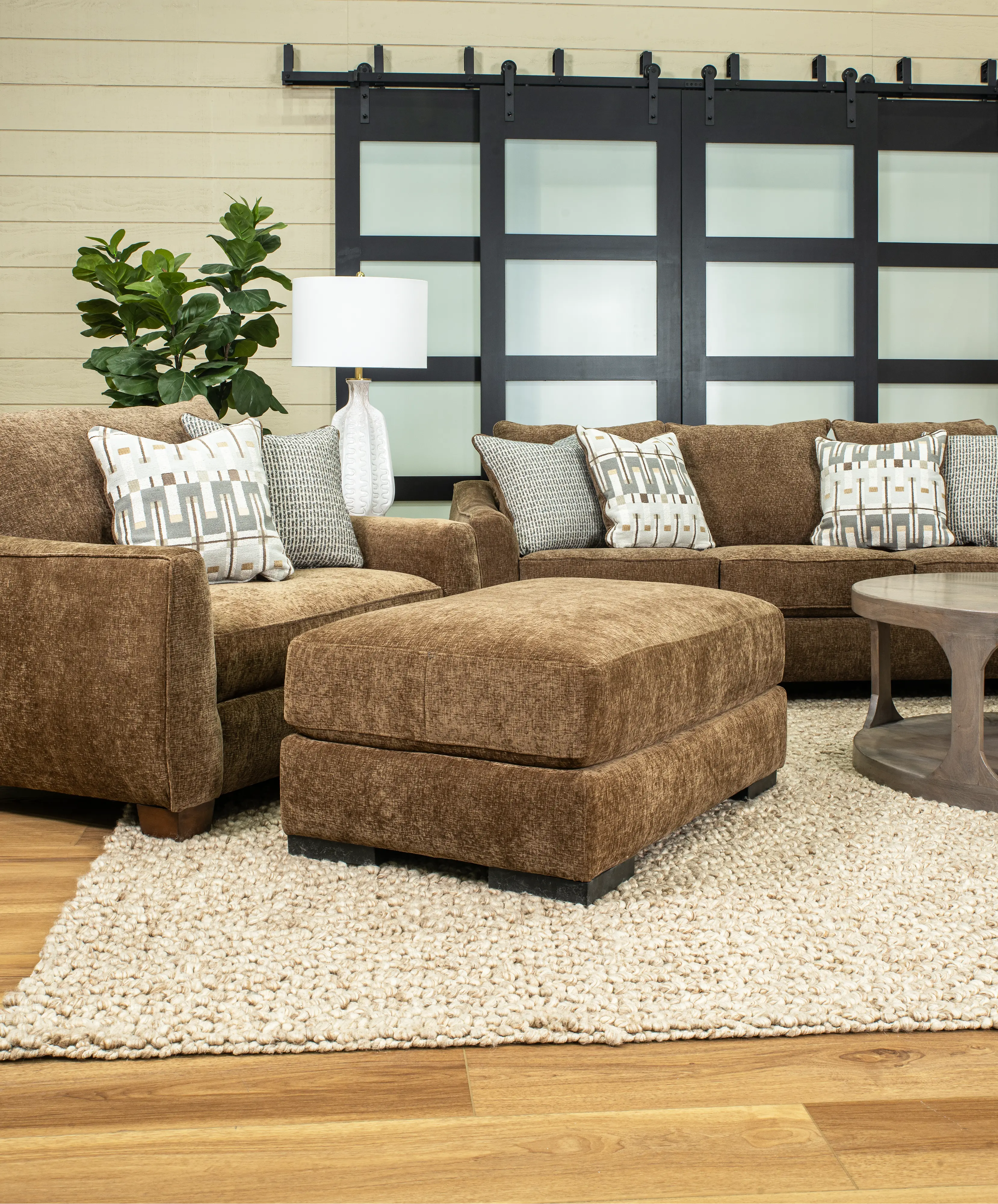 Pandora Brown Ottoman-8