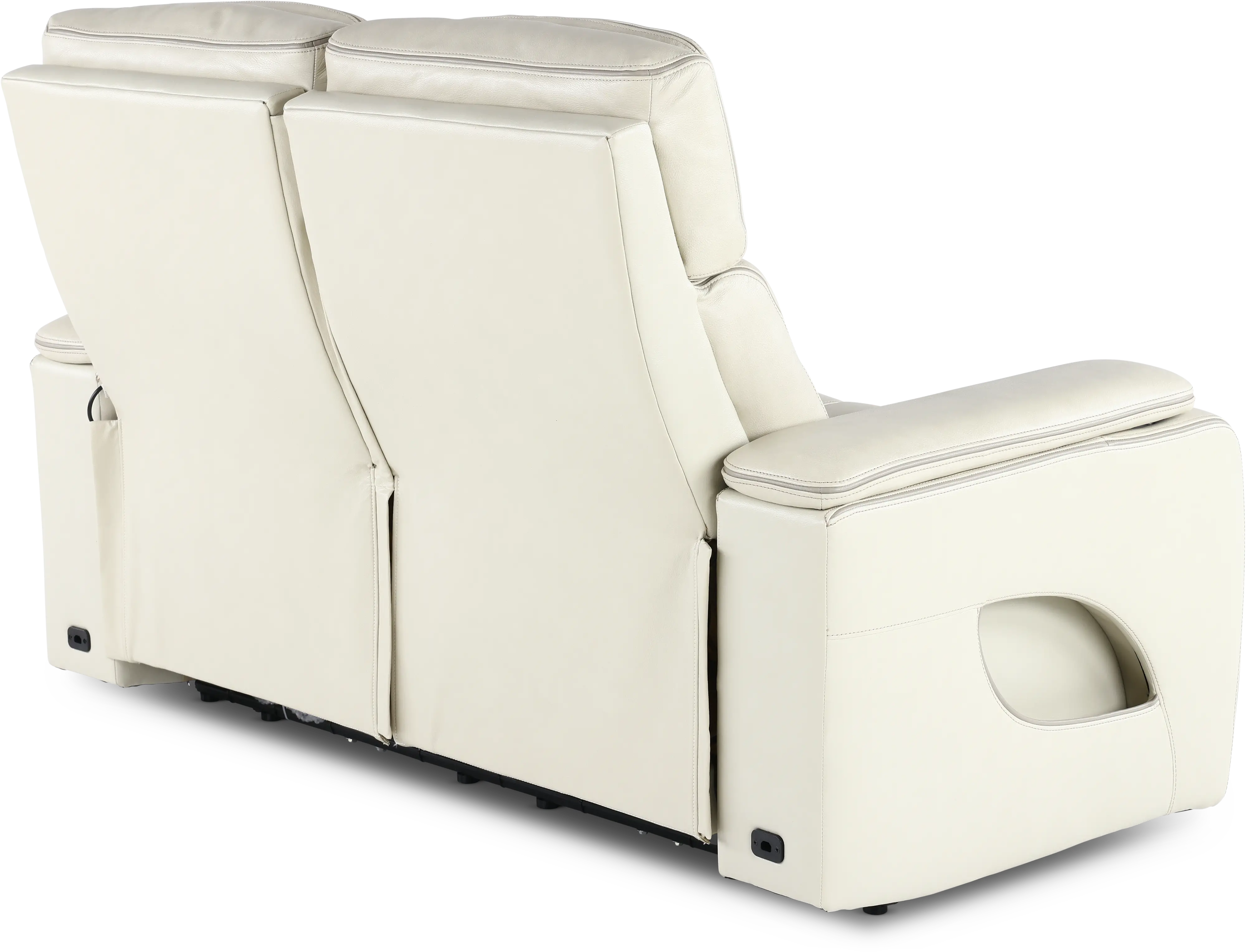Arya Putty Power Reclining Loveseat with Power Headrests and Massage-7