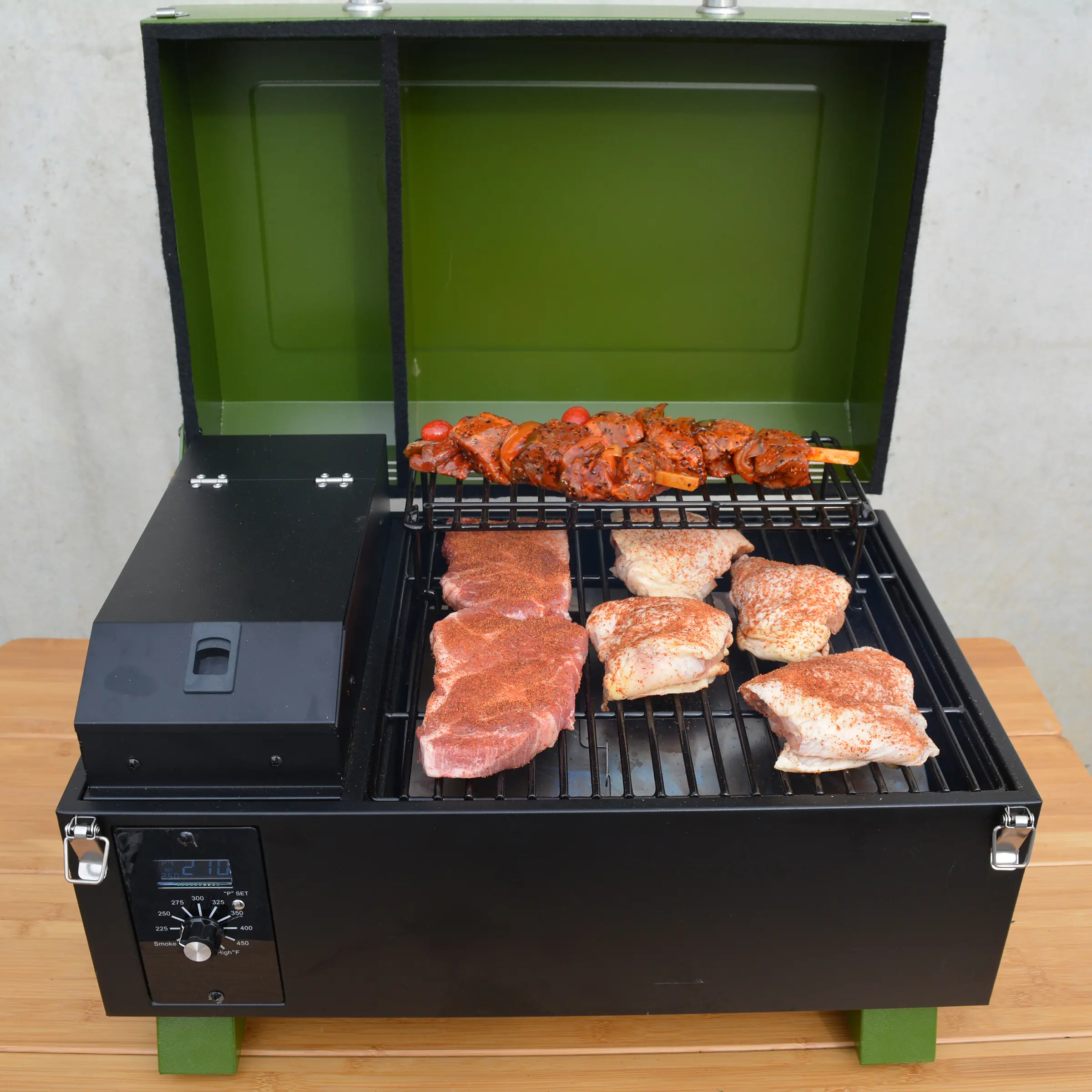 Buffalo Outdoor-Electric Wood Pellet Grill Smoker-2