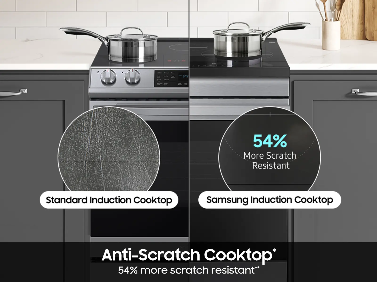 NSI6DG9300SR Samsung Bespoke 6.3 Cu Ft Smart Single Oven Induction Range - Stainless Steel-14