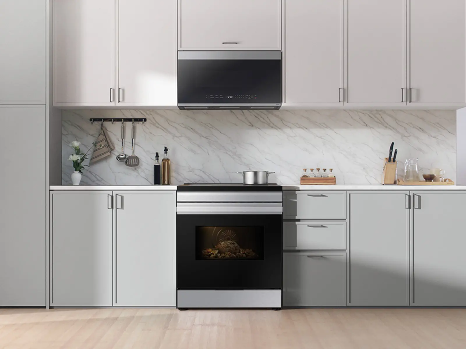 NSI6DG9300SR Samsung Bespoke 6.3 Cu Ft Smart Single Oven Induction Range - Stainless Steel-2