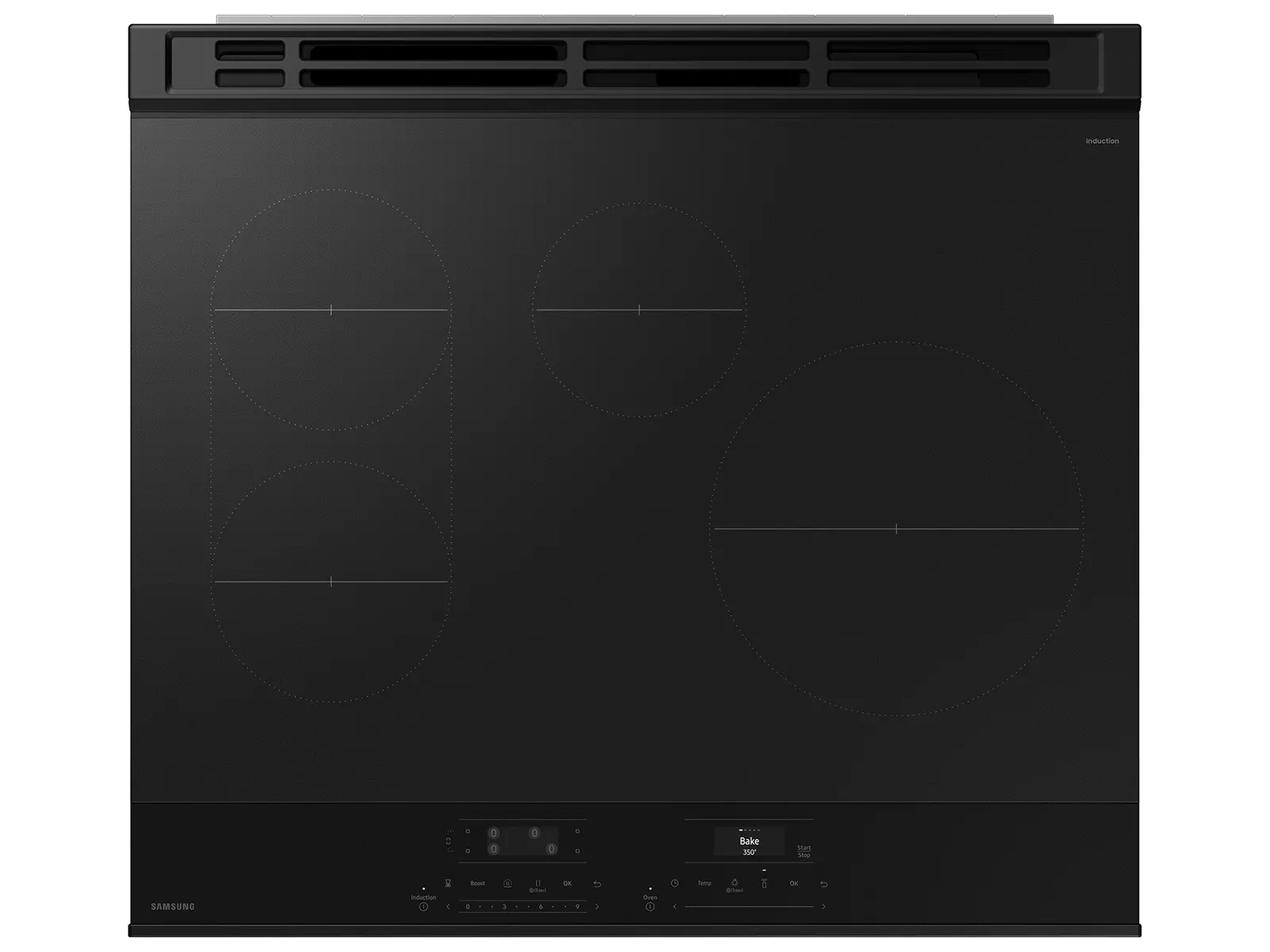 NSI6DG9300SR Samsung Bespoke 6.3 Cu Ft Smart Single Oven Induction Range - Stainless Steel-6