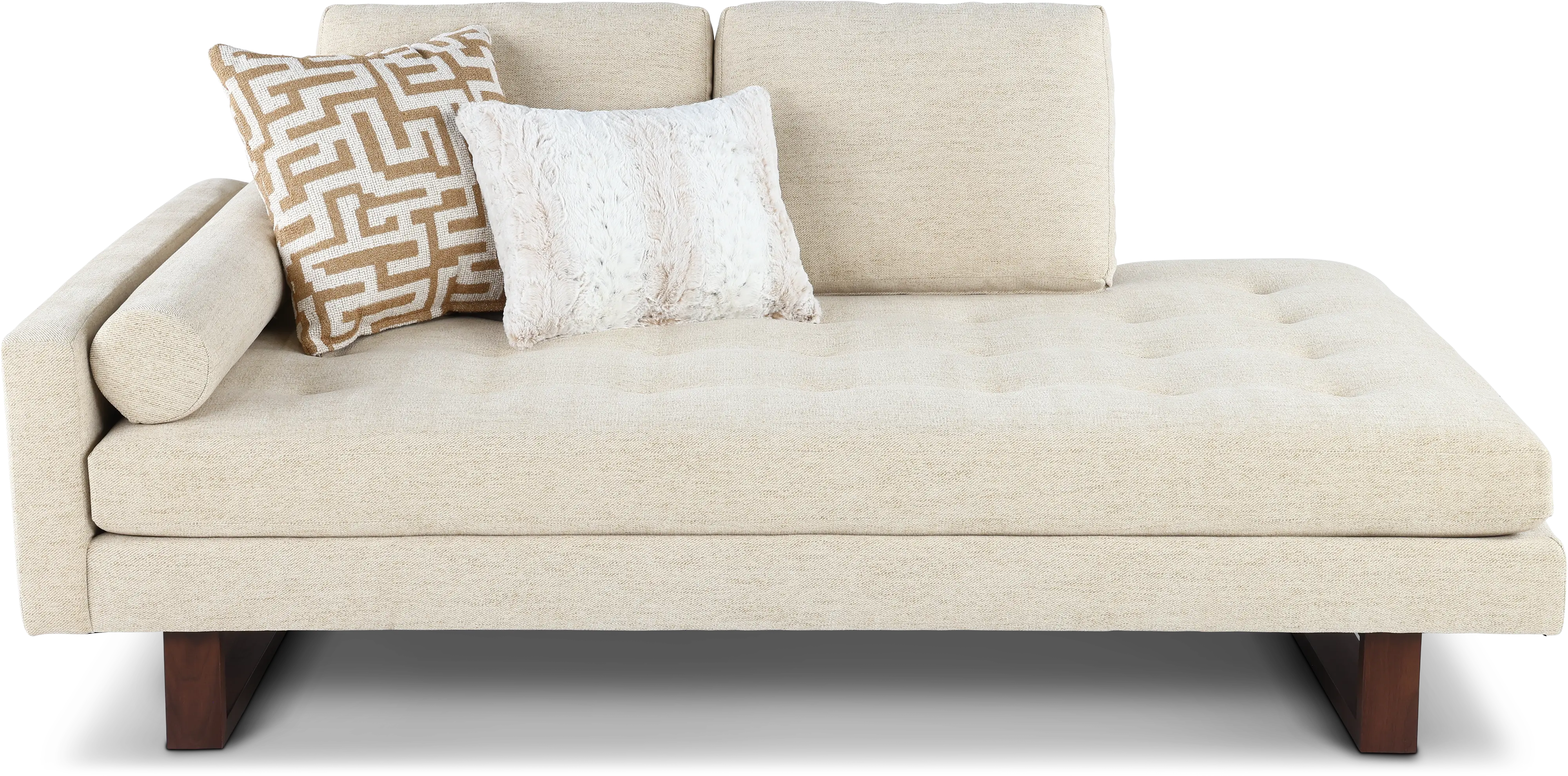 Brunner Beige Chaise Lounge-1