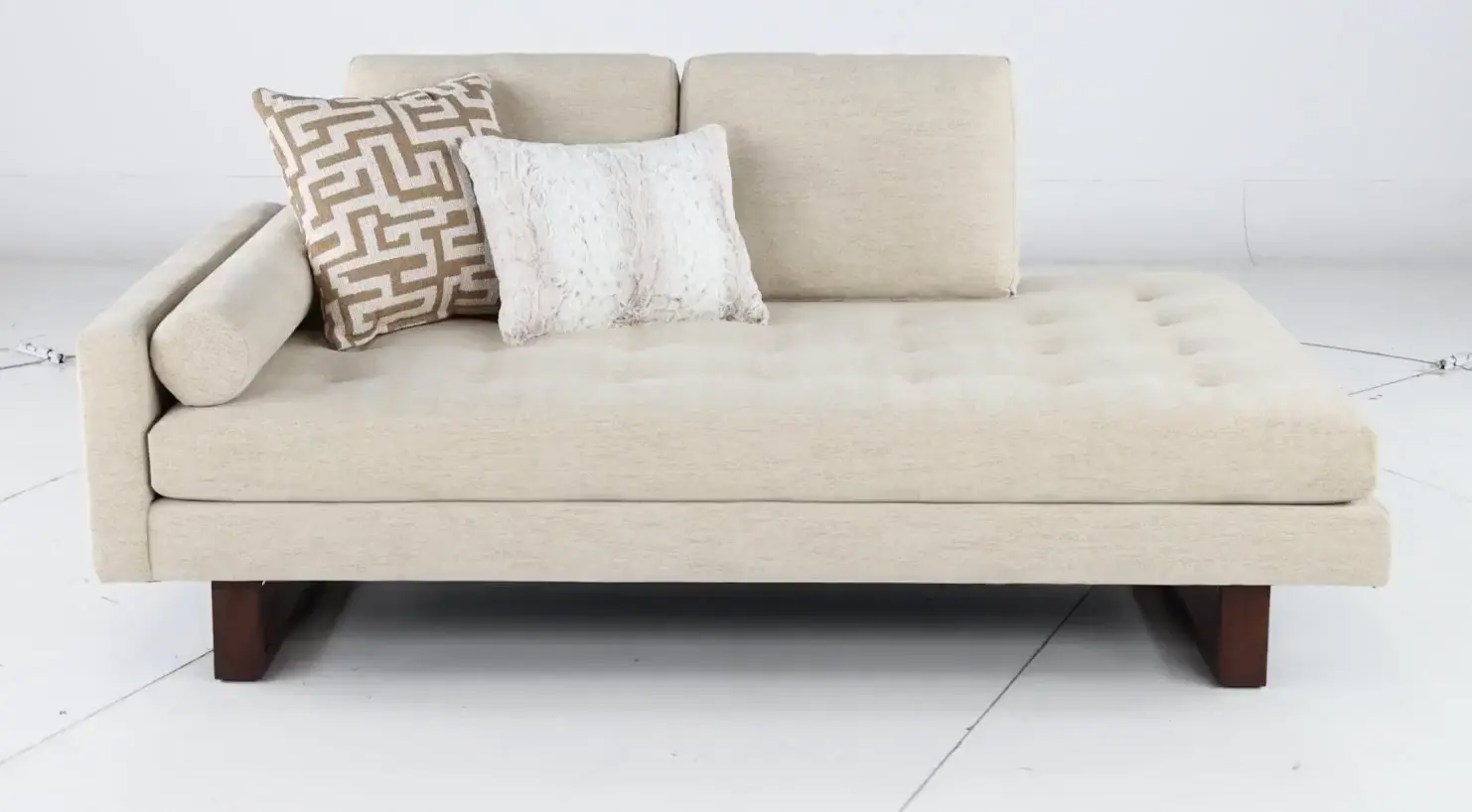 Brunner Beige Chaise Lounge-4
