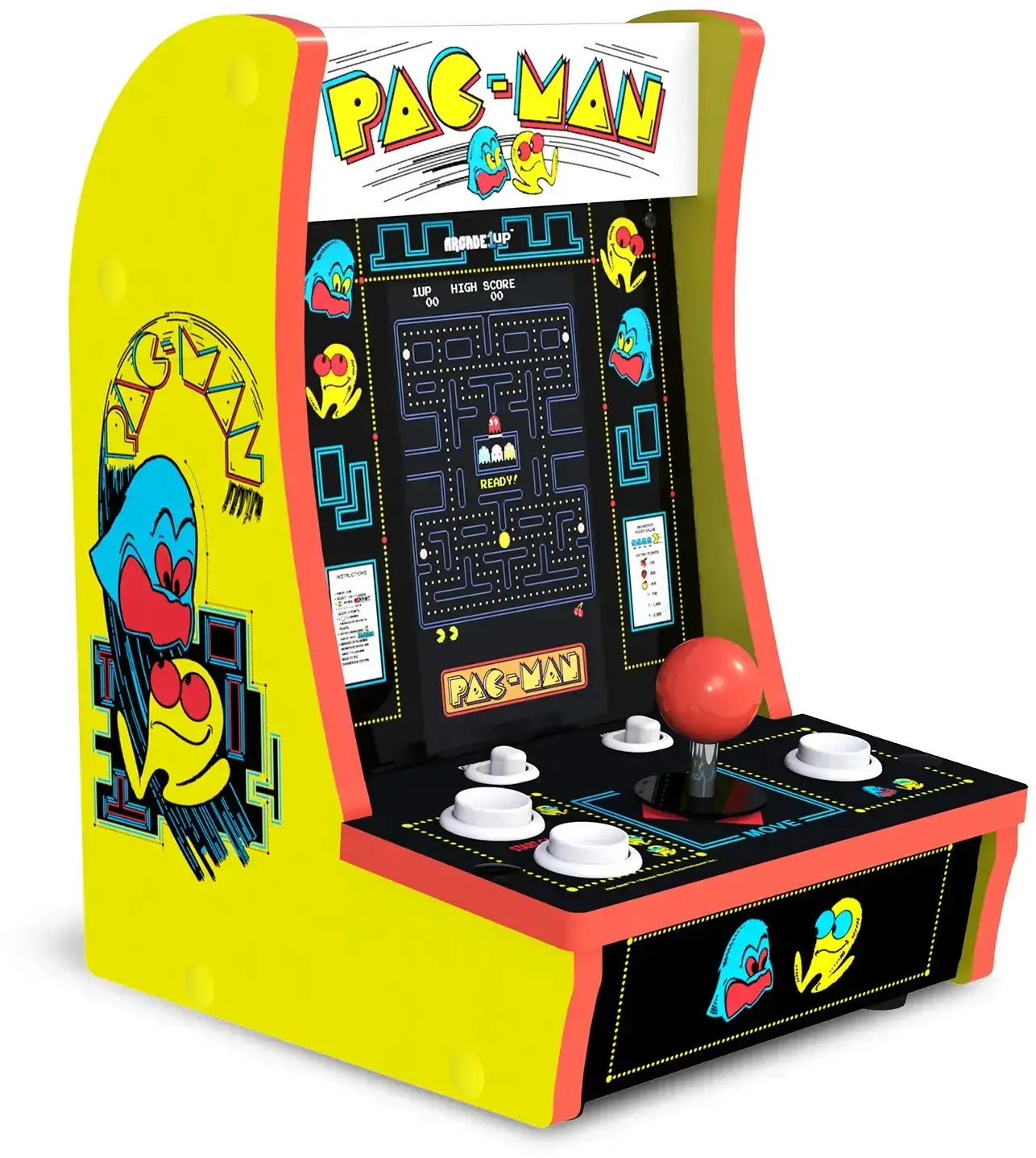 PAC-C-401900 Arcade1Up Pacman Countercade 7  Arcade - Yellow-1
