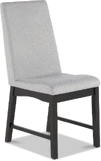 Maywood Espresso Brown and Gray Dining Chair