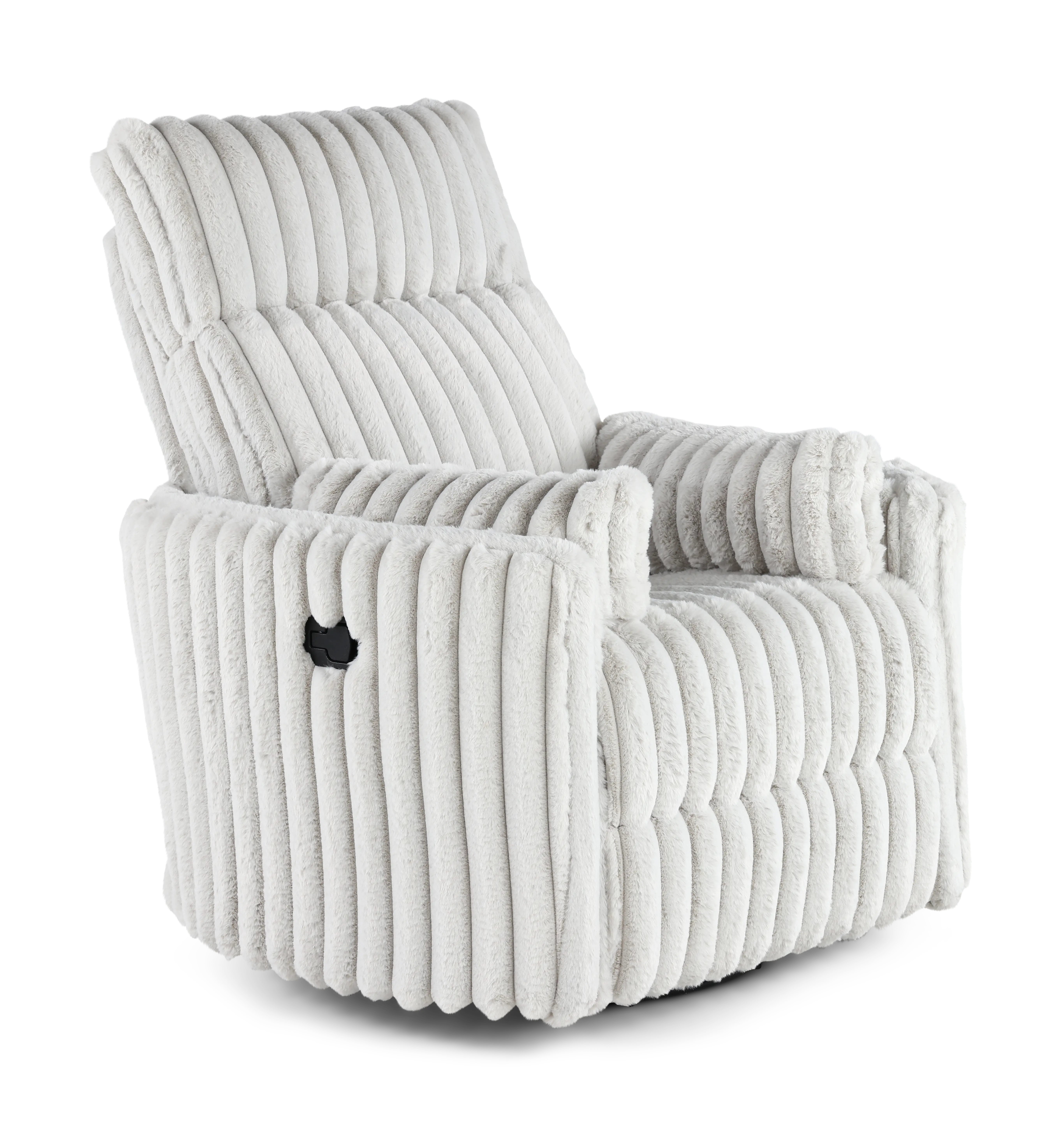 Mondo Avendio Silver Swivel Recliner-1