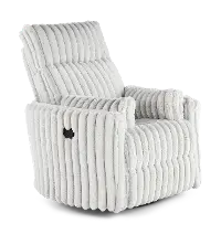 Mondo Avendio Silver Swivel Recliner