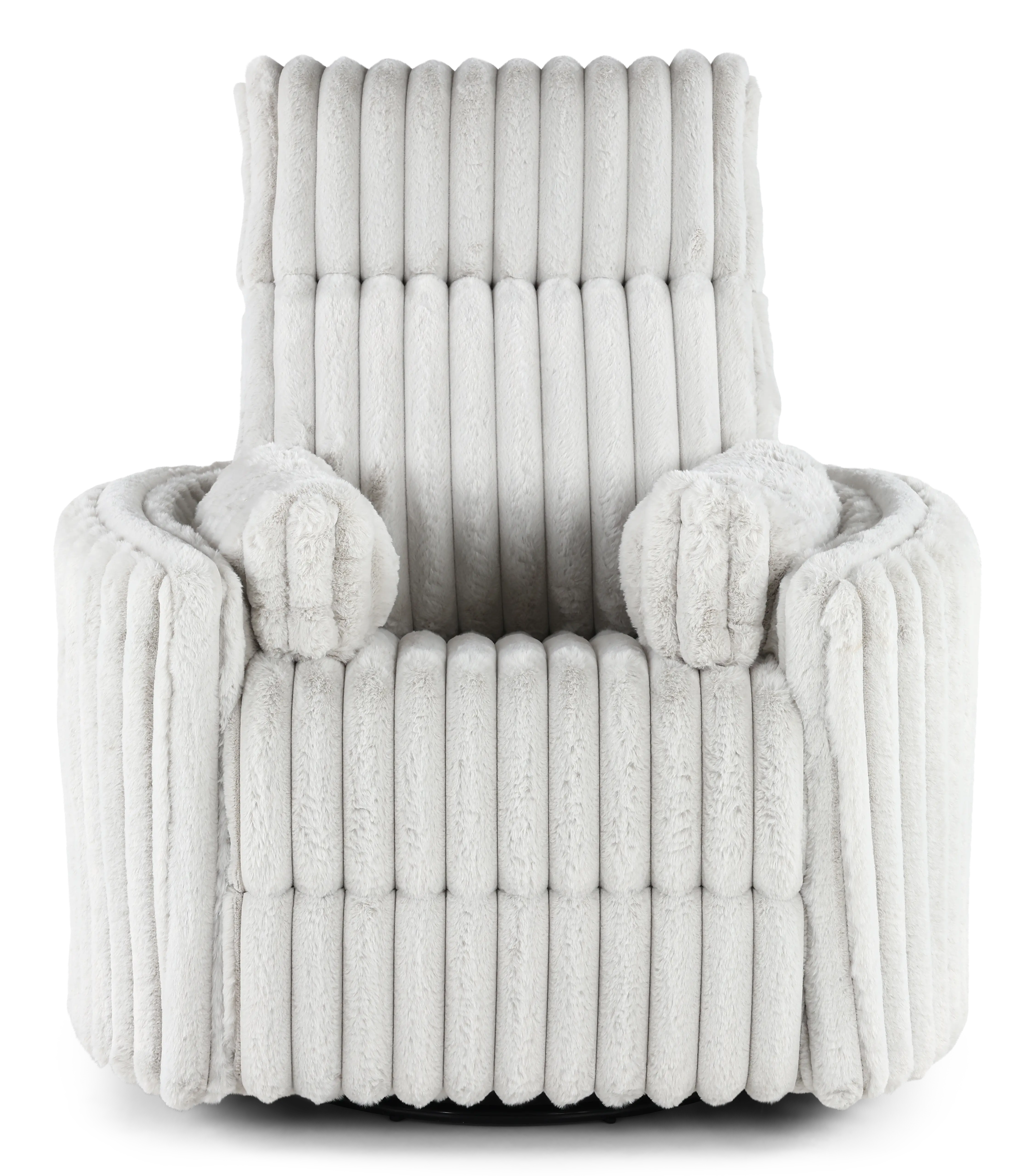 Mondo Avendio Silver Swivel Recliner-5