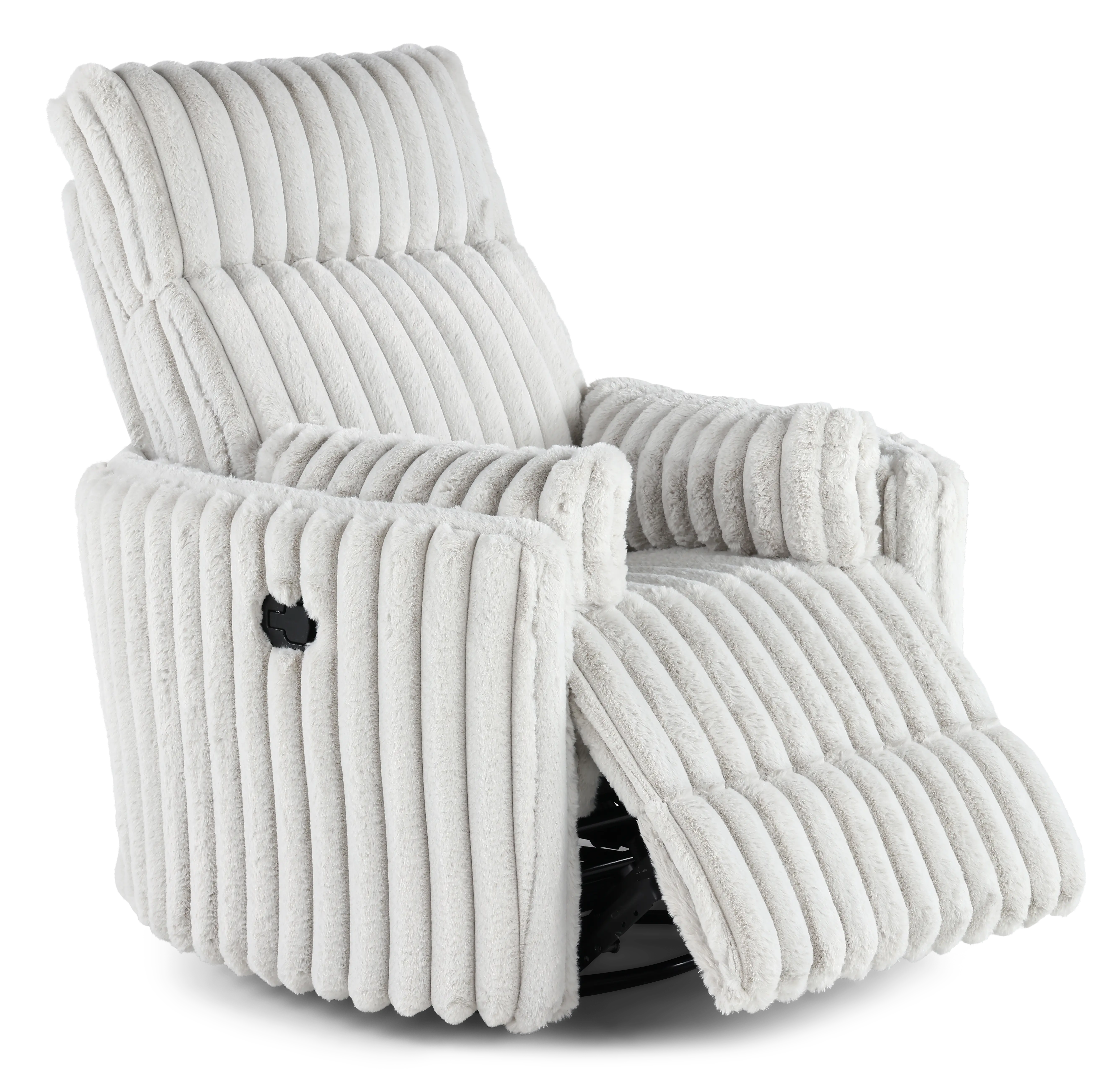 Mondo Avendio Silver Swivel Recliner-6
