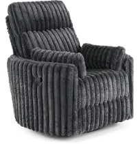 Mondo Avendio Gunmetal Swivel Recliner