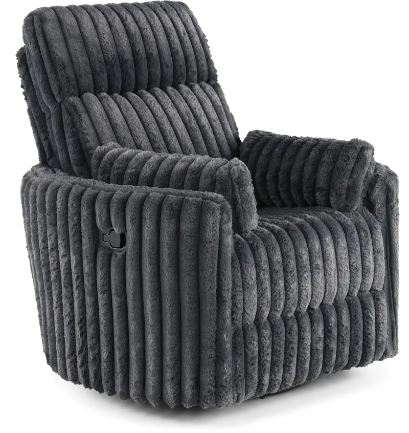 Mondo Avendio Gunmetal Swivel Recliner