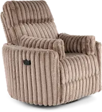 Mondo Avendio Cocoa Swivel Recliner