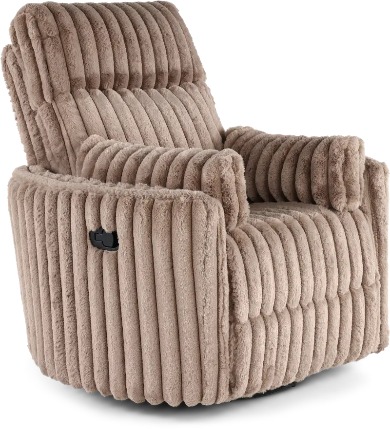 Mondo Avendio Cocoa Swivel Recliner