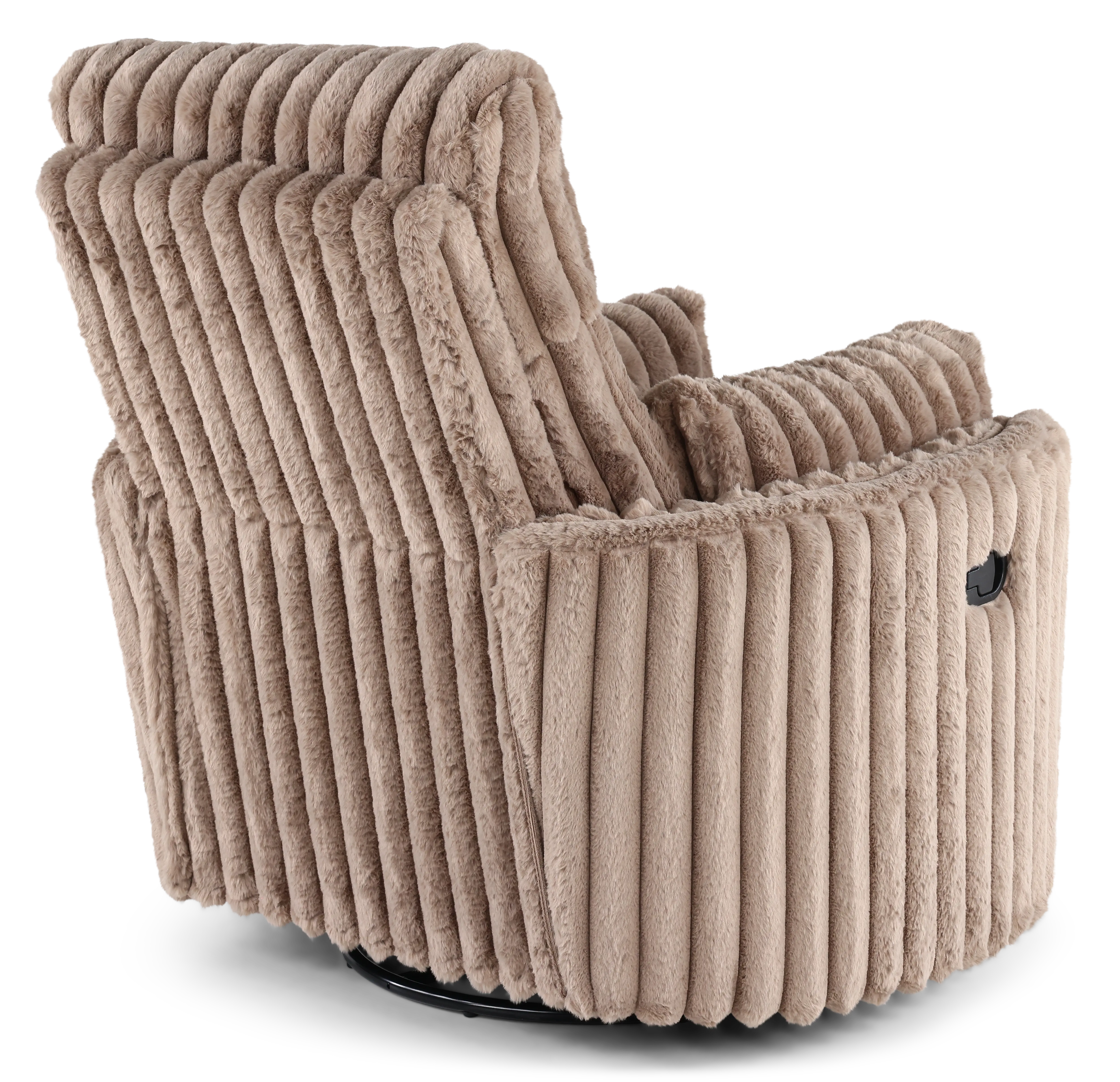 Mondo Avendio Cocoa Swivel Recliner-8