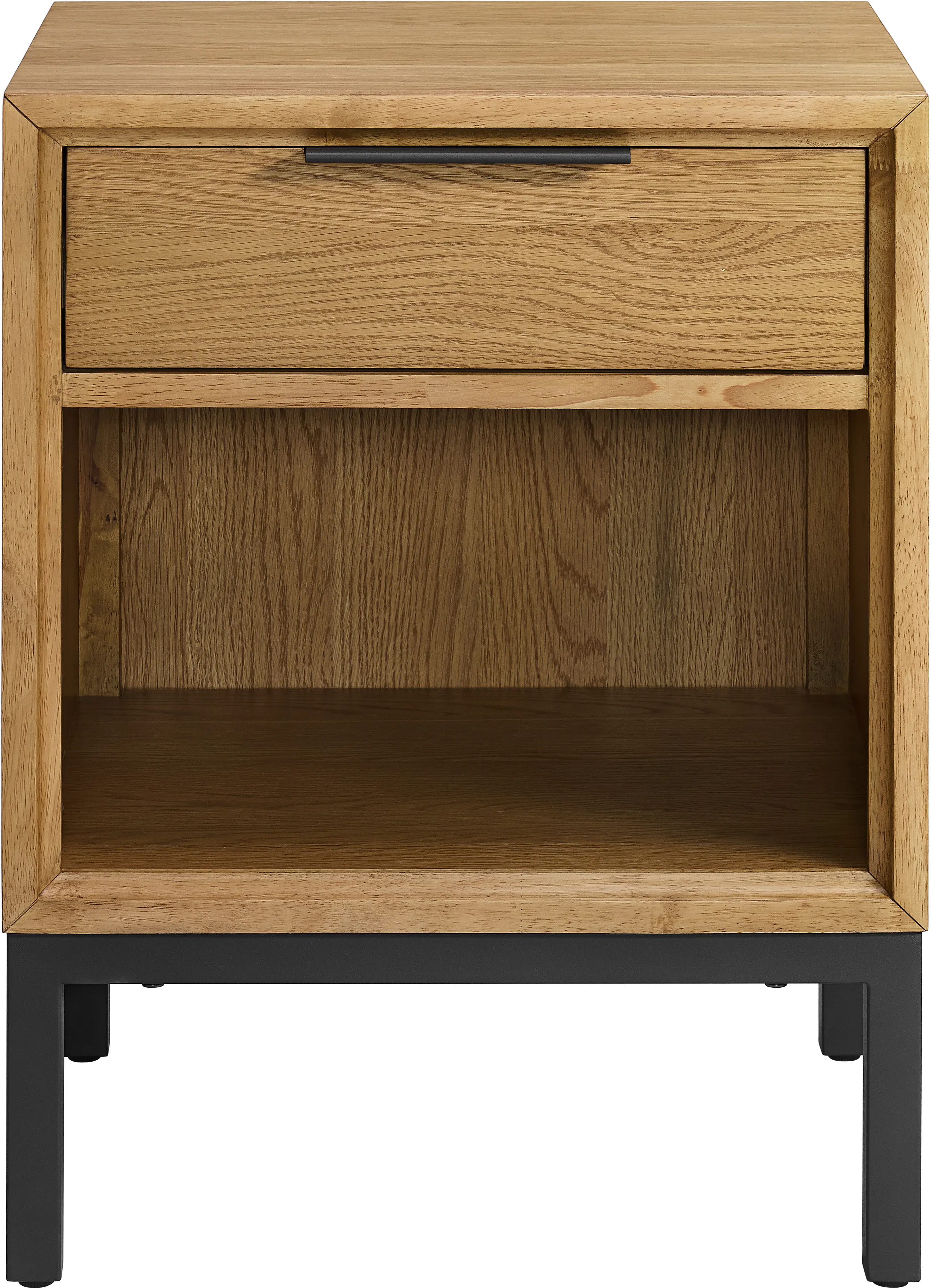 Newport Natural Oak Nightstand-1