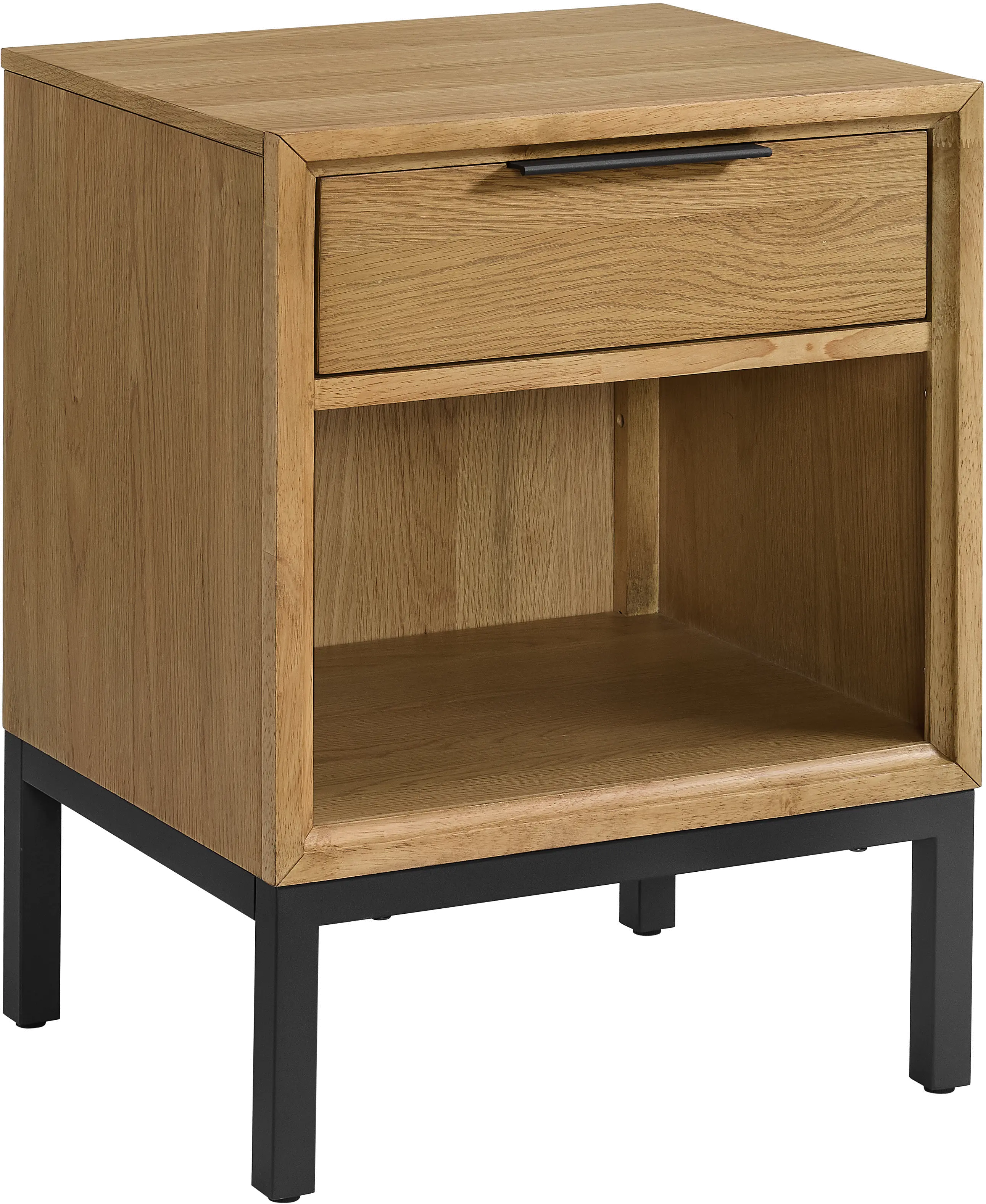 Newport Natural Oak Nightstand-2